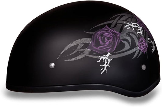 Daytona Helmets Half Skull Cap Motorcycle Helmet for Comfort