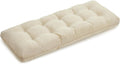 4 in Thick Outdoor Bench Cushion 48x18 in - Waterproof Support