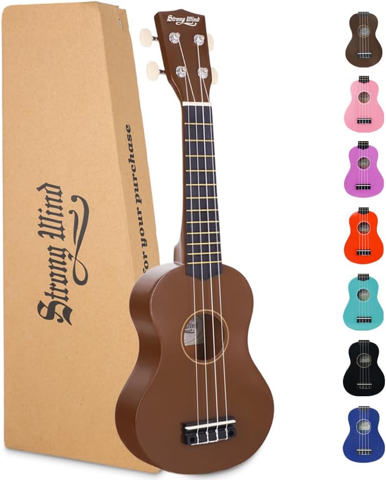 Strong Wind Soprano Ukulele - Perfect for Beginners and All Ages