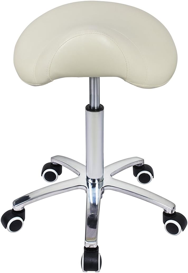Antlu Saddle Stool Rolling Chair for Medical and Salon Use