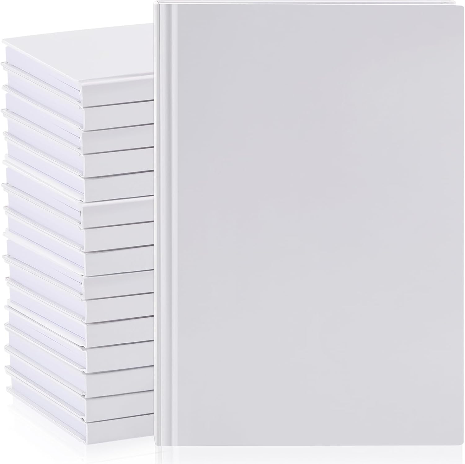 16 Pcs A5 Blank Notebooks for Writing and Drawing - Kraft Covers
