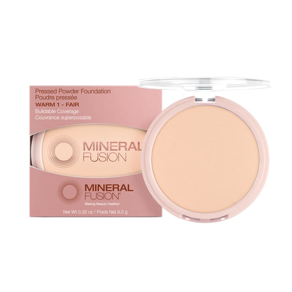Mineral Fusion Pressed Powder Foundation for Light/Medium Skin