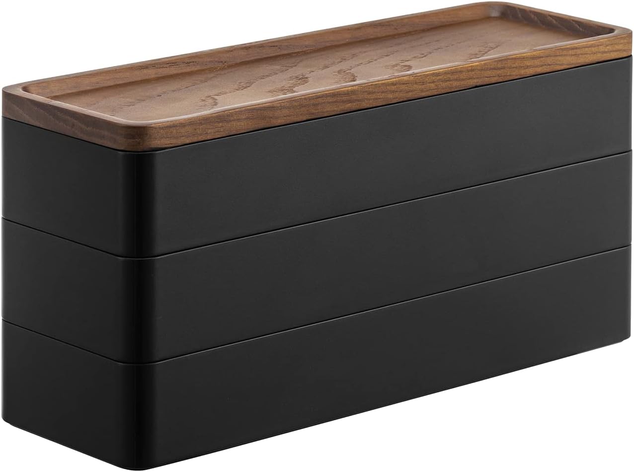 YAMAZAKI 3-Tier Stacking Organizer - Jewelry & Accessory Box