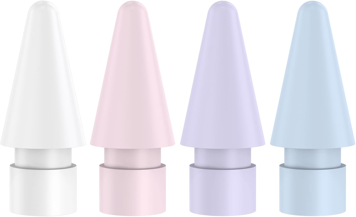 Vibrant Apple Pencil Tips Set - 4 Pack