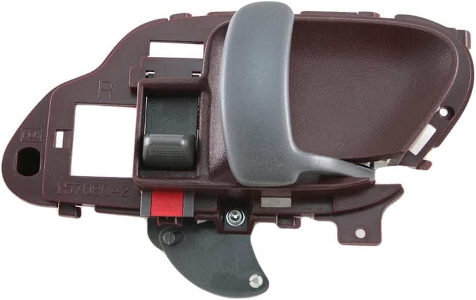 TRQ Red Inner Door Handle for Chevy Pickup Truck - Right Side
