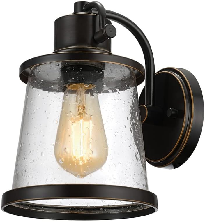 GLOBE Electric 44127 Charlie 1-Light Wall Sconce with LED Bulb