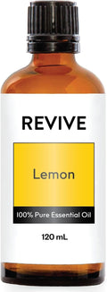 Lemon Essential Oil 120mL - Energizing, Cleansing Aromatherapy