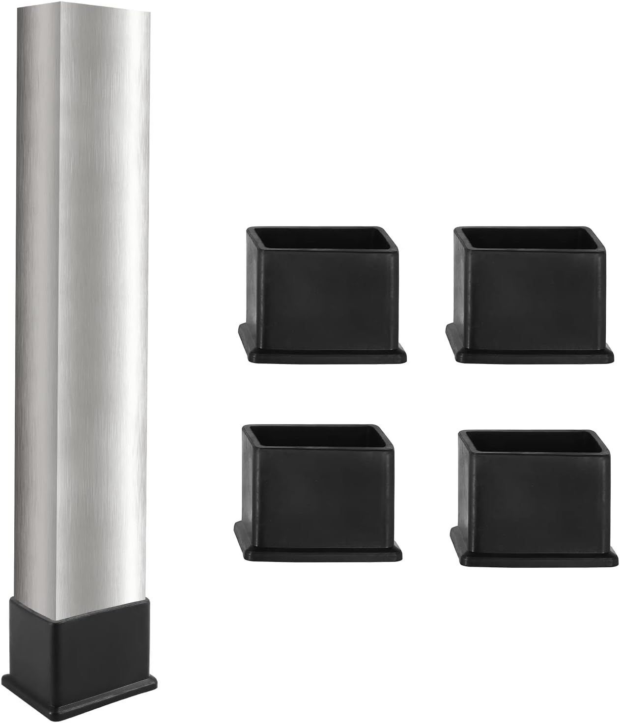 Masendelk Black Chair Leg Caps - Protect Your Floors!