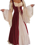 Abaowedding Womens Medieval Renaissance Over Dress - Off Shoulder