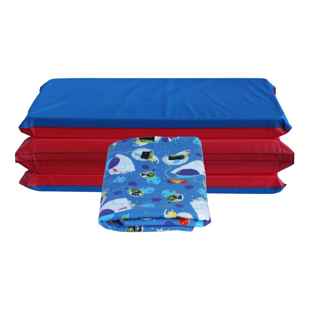 KinderMat 1.5 Thick Washable Cover Space Explorer Bundle