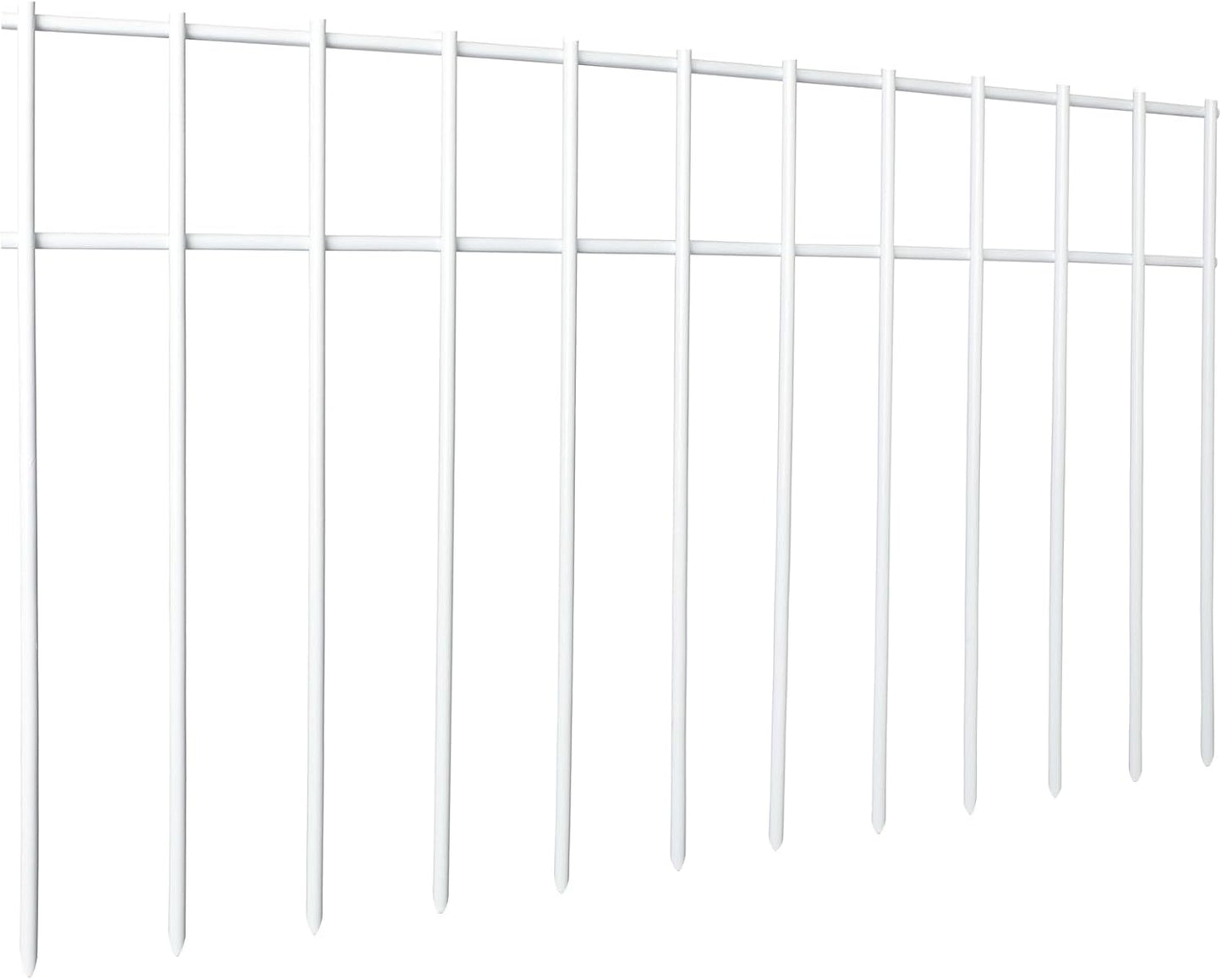 Adavin White Animal Barrier Fence for Dogs and Critters Protection