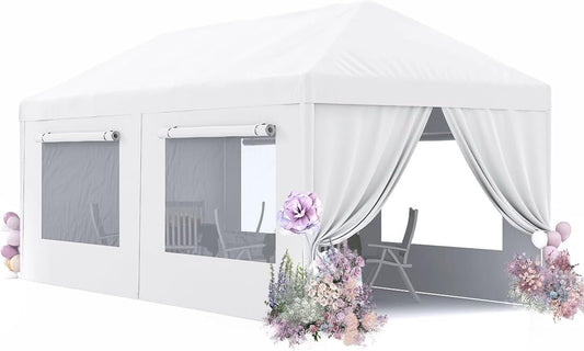 10ftx20ft Outdoor Heavy Duty Party Tent with Waterproof Canopy