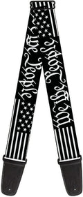 Patriotic Guitar Strap, We the People Design, 2 Wide