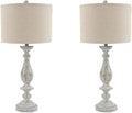 Vintage Cottage Table Lamp 2-Pack, 31 in - Whitewash