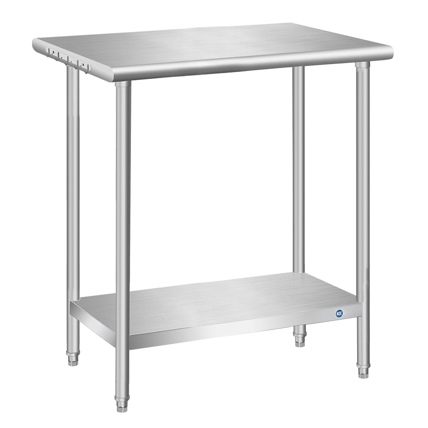 Stainless Steel Table for Kitchen and Commercial Use - 30 x 12 in