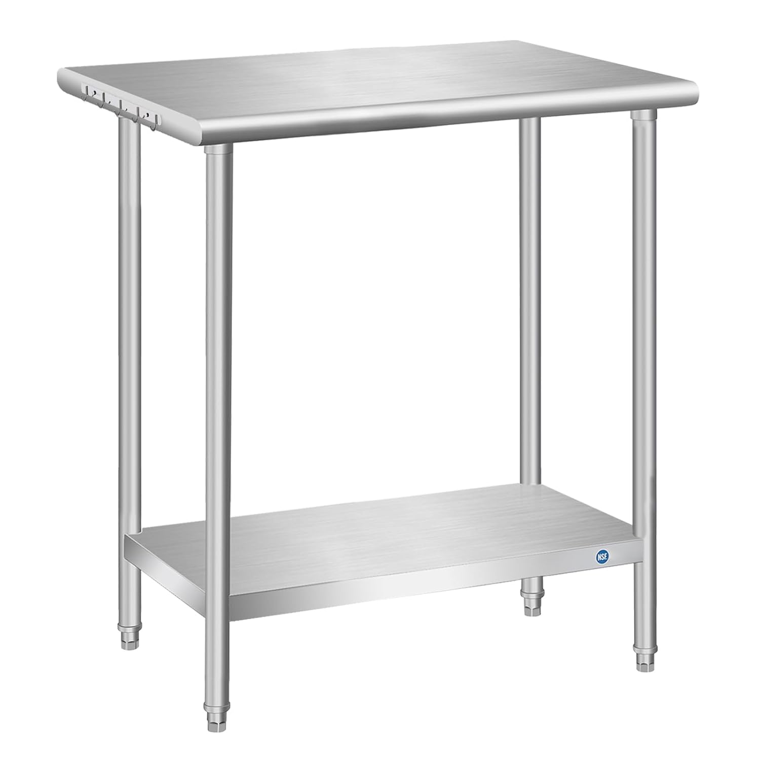 Stainless Steel Table for Kitchen and Commercial Use - 30 x 12 in