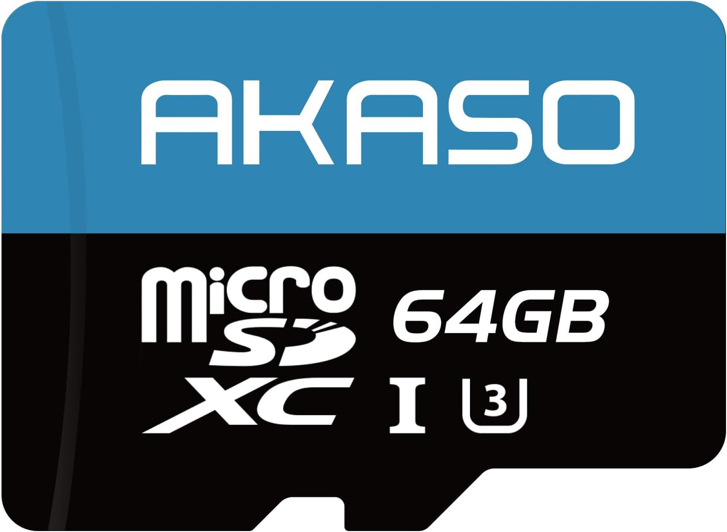 AKASO 64GB U3 Memory Card - 4K UHD Ready