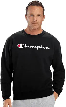 Champion Men's Powerblend Fleece Midweight Crewneck Sweatshirt