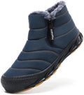 Men's Snow Boots Waterproof Ankle Winter Boots - Warm Fur Lined