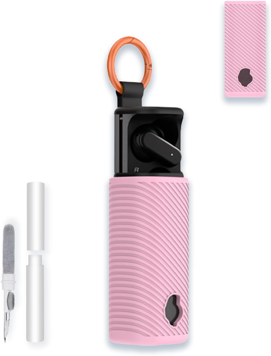 Protective Silicone Case for Skullcandy Dime Evo Pink