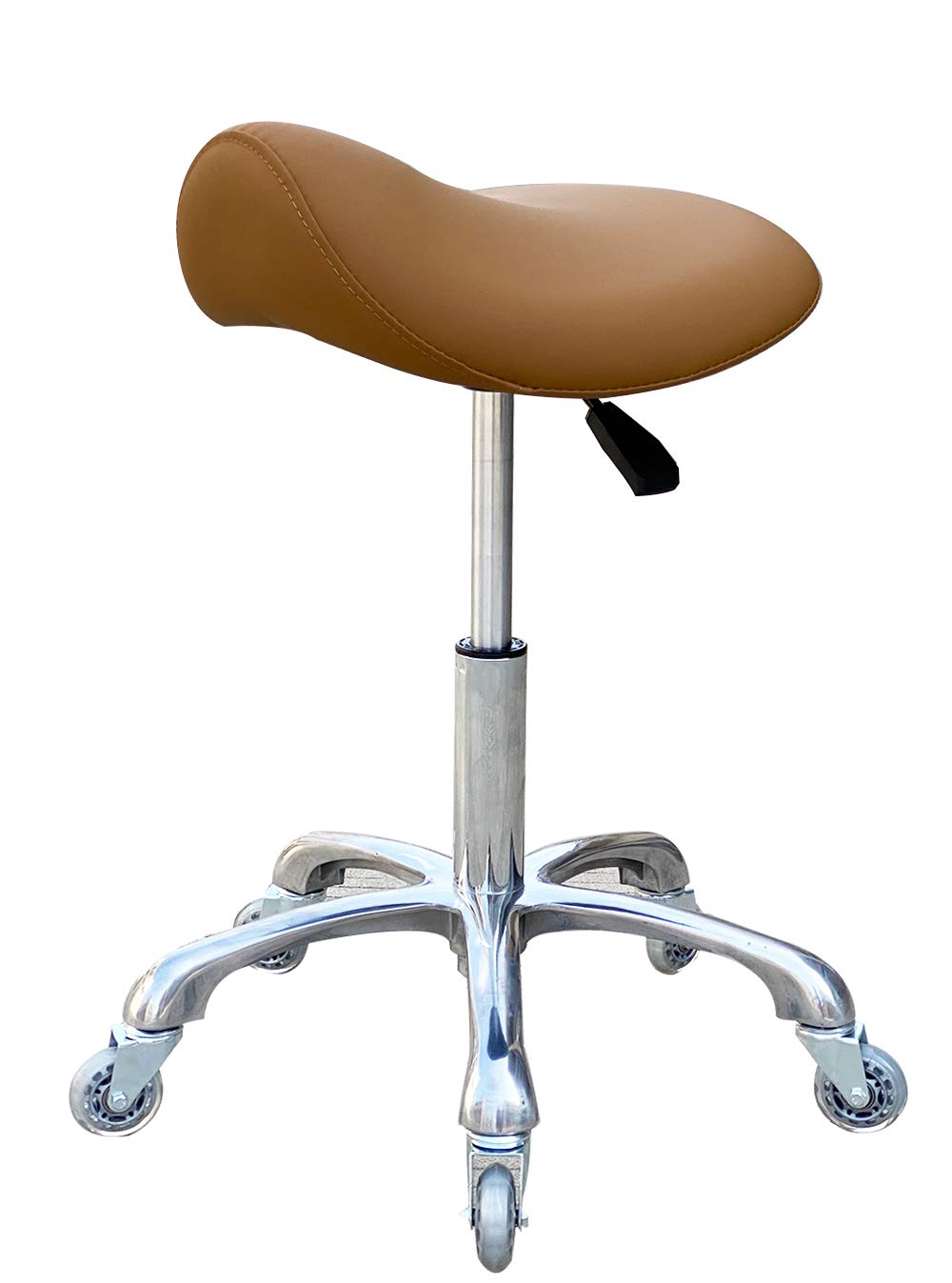 Professional Saddle Stool with Wheels for Ergonomic Comfort