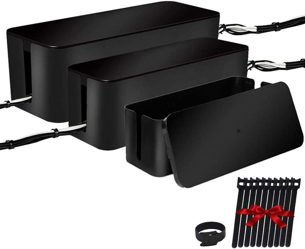 Organize Wires in Style - Cable Management Box Set