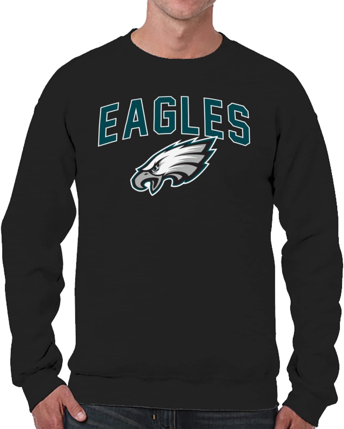 NFL Home Team Crew Sweatshirt for Men & Women - Eagles Gear