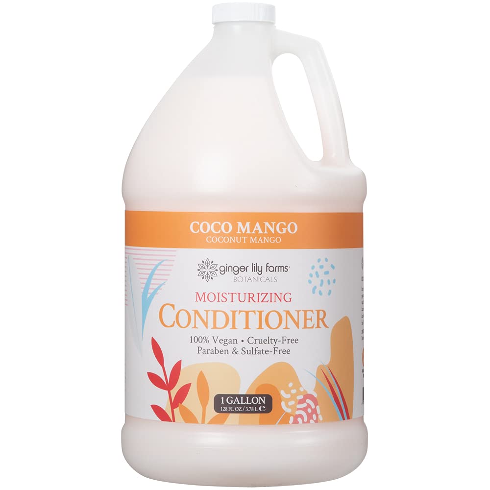 Ginger Lily Farms Coco Mango Conditioner, Vegan, 1 Gal