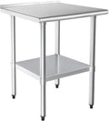 Stainless Steel Table Prep Work Table 24 x 30 in - Heavy Duty