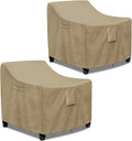 Outdoor Chair Covers 2 Pack - Waterproof Patio Protection