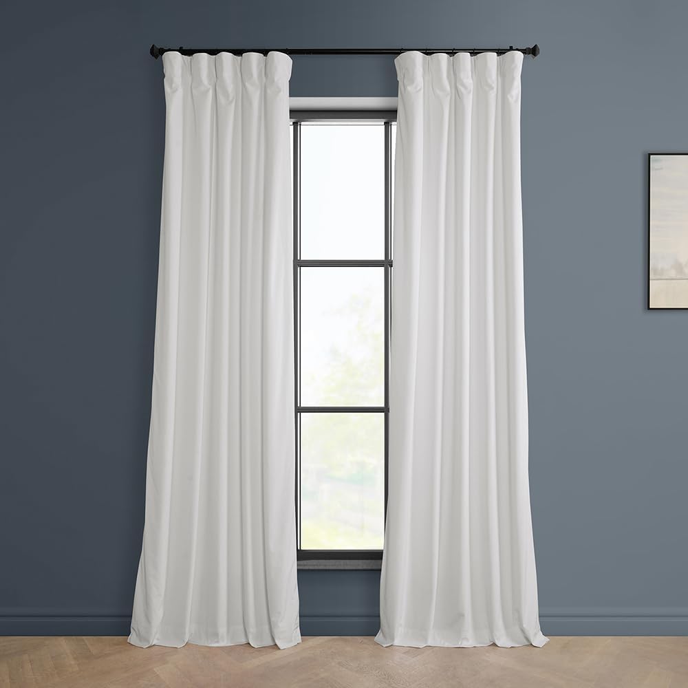 HPD Half Price Drapes Heritage Plush Velvet Room Darkening Curtains