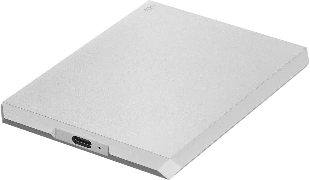 LaCie 2TB External HDD Moon Silver