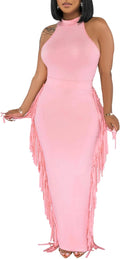2 Piece Outfits for Women Sexy Crop Top Ruched Bodycon (Style GTH5)