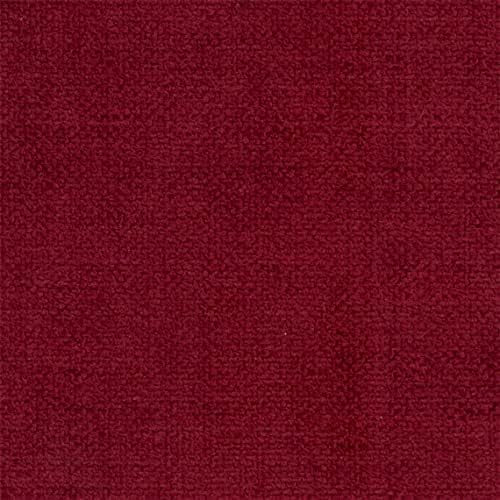 Luxury Dark Red Chenille Upholstery Fabric by The Yard - 3 Yard