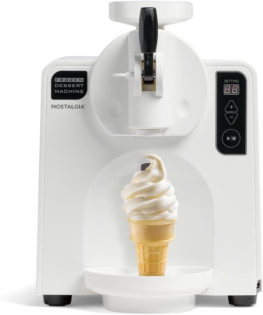 Nostalgia Soft Serve Ice Cream Maker - Whip Up Sweet Treats
