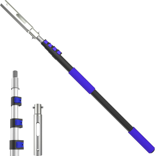 Professional 16FT Telescopic Pool Pole for Skimmers and Brushes