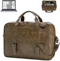 Messenger Bag for Men 16 Inch Laptop - Waterproof Vintage Leather