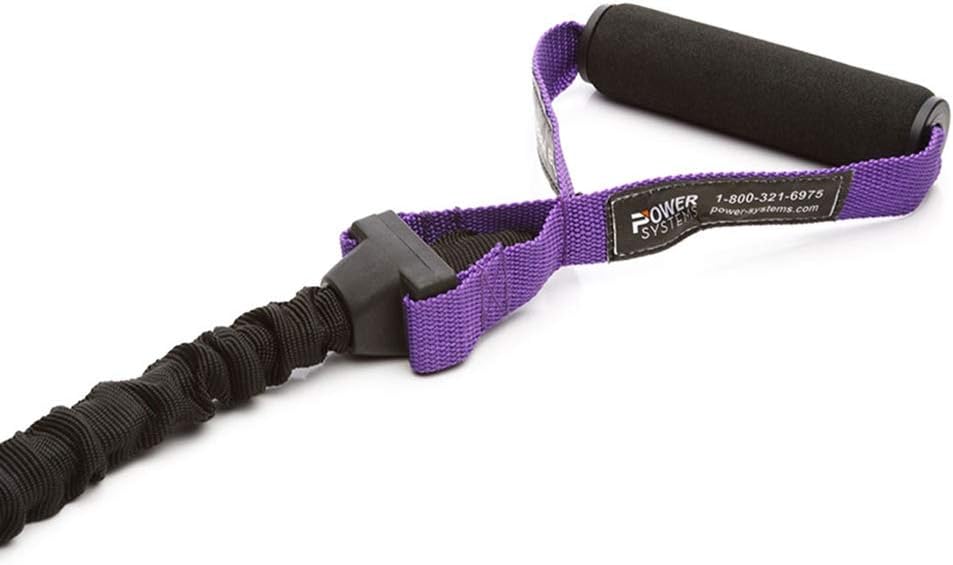 Power Systems Covered Resistance Tubes with Handles for Safe Workouts