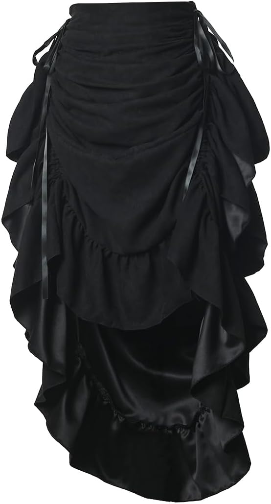 GRACEART Women's Victorian Steampunk Skirt for Pirate Costumes