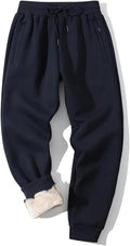 Shiyifa Men's Winter Warm Fleece Sherpa Lined Sweatpants