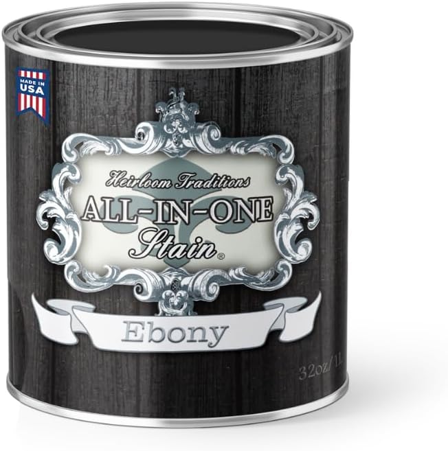 All-in-ONE Gel Stain for Multi-Surface Use - Ebony Quart