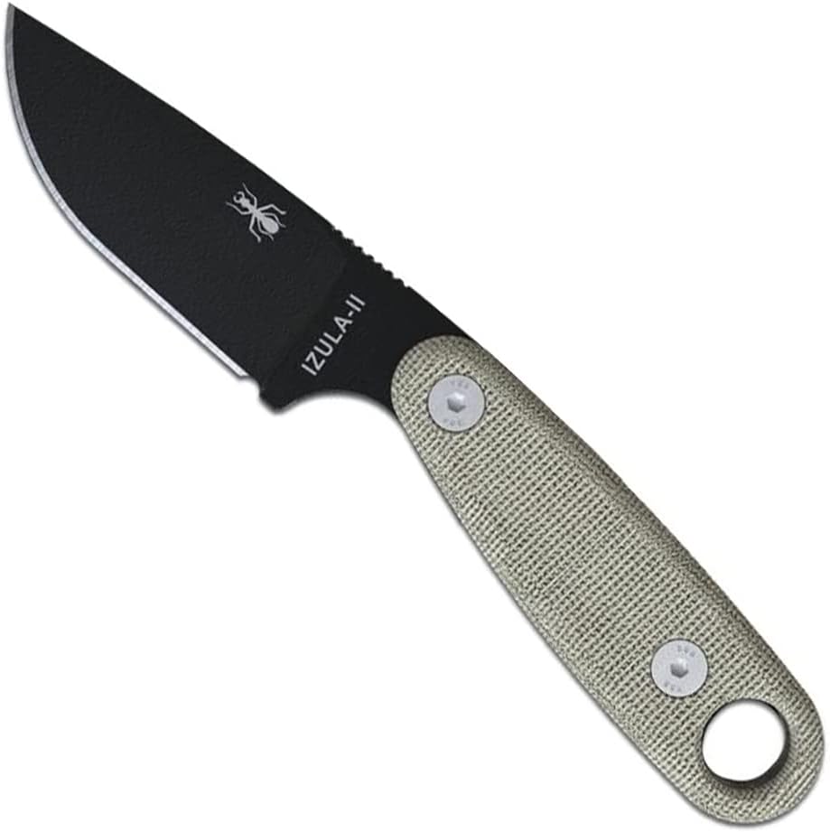 ESEE Knives Izula-II Fixed Blade Knife with Micarta Handle
