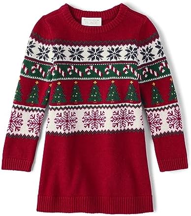 Baby Girls' One Size Toddler Sweater Dress for Stylish Comfort