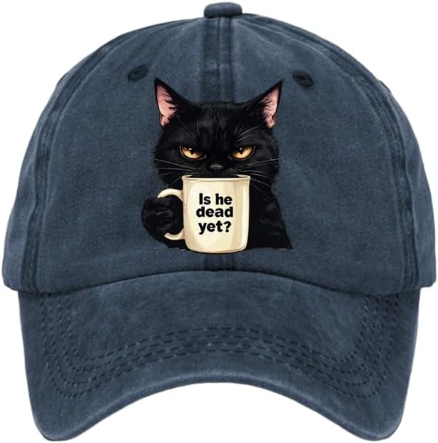 Novelty Cat Print Unisex Baseball Cap