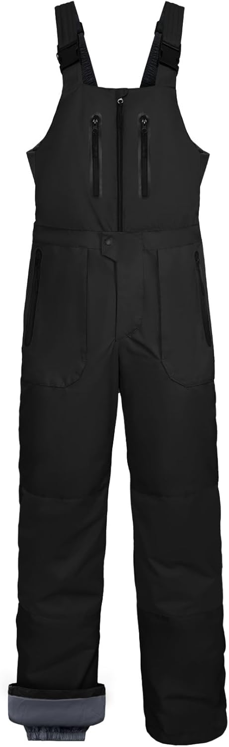 GEMYSE Mens Insulated Skiing Bibs for Winter Sports Adventures