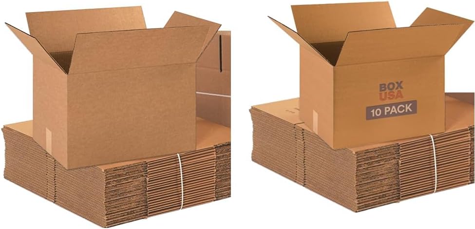 Aviditi 18x12x12 Corrugated Cardboard Boxes for Moving Supplies