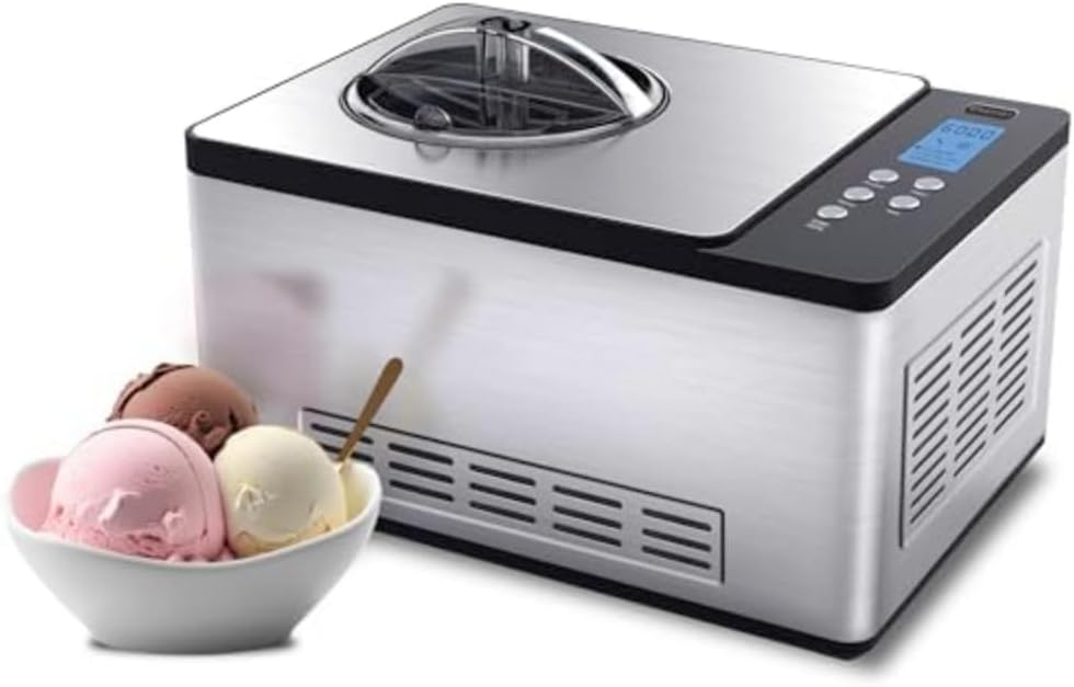 Whynter Ice Cream Maker Machine with Built-In Compressor & LCD