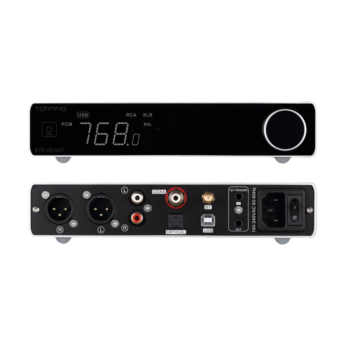 TOPPING E70 Velvet High-Performance DAC with Bluetooth 5.1 LDAC