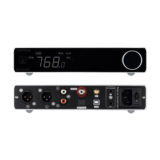 TOPPING E70 Velvet High-Performance DAC with Bluetooth 5.1 LDAC