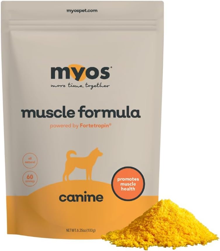 MYOS Canine Muscle Formula - All-Natural Supplement for Dogs
